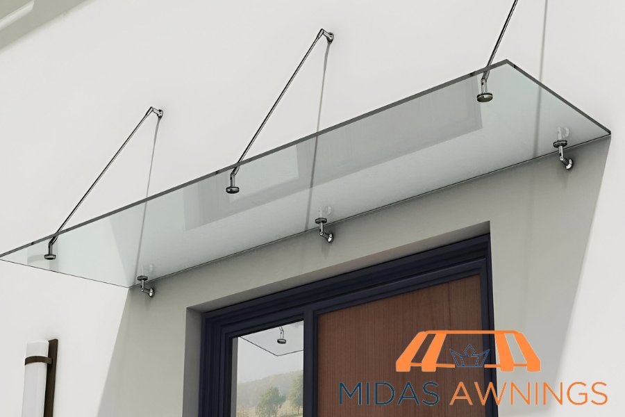 Retractable Awning Installation in Singapore - Landed, Newton 7 glass-awnings-midas-awnings-singapore-1