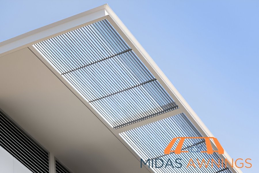 Retractable Awning Installation in Singapore - Landed, Newton 7 metal-awnings-midas-awnings-singapore-1