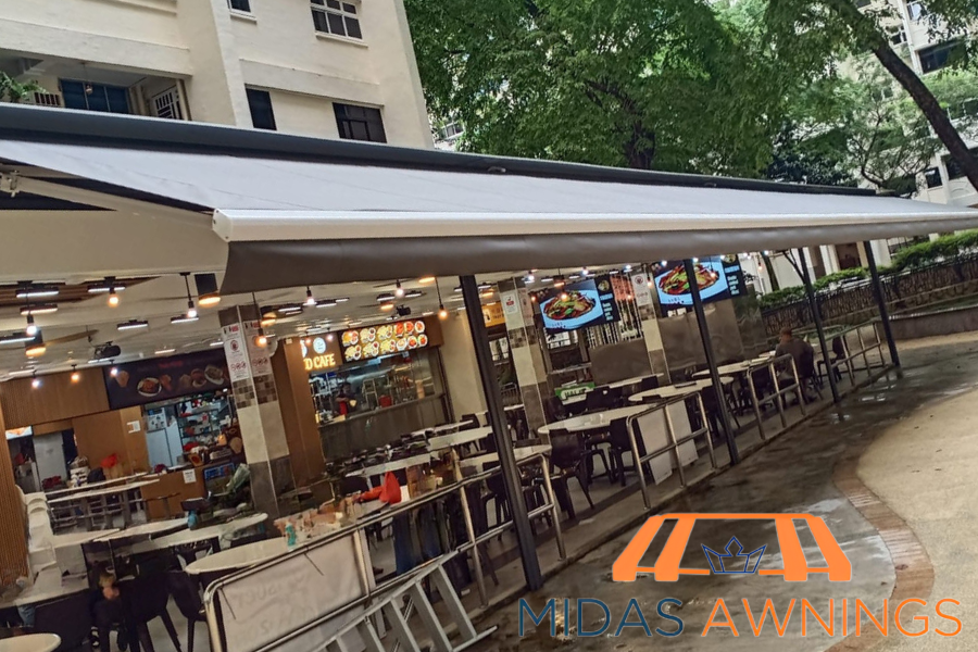 Retractable Awning Installation in Singapore - Landed, Newton 10 retractable-awning-photo-midas-awnings-singapore-2
