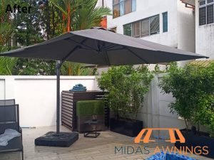 Parasol Fabric Replacement in Singapore - Landed, Bukit Batok 5 parasol-fabric-replacement-services-midas-awnings-singapore-landed-bukit-batok-5